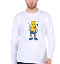 Load image into Gallery viewer, Kaws Full Sleeves T-Shirt for Men-White-Ektarfa.online
