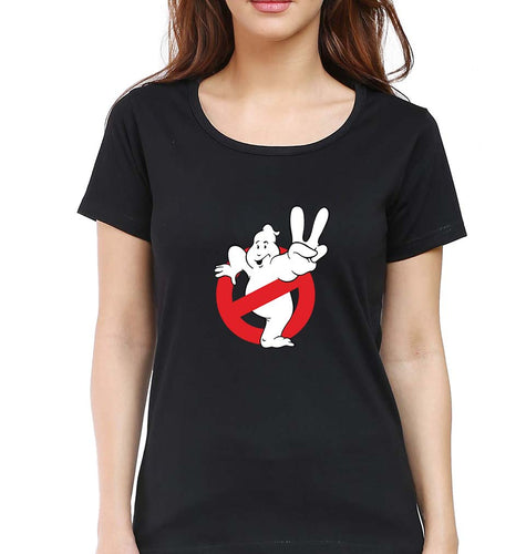 Ghostbusters T-Shirt for Women-Black-Ektarfa.online