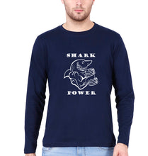 Load image into Gallery viewer, Gym Shark Power Full Sleeves T-Shirt for Men-Navy Blue-Ektarfa.online
