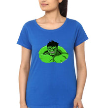 Load image into Gallery viewer, Hulk Superhero T-Shirt for Women-Royal Blue-Ektarfa.online
