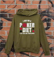 Load image into Gallery viewer, Poker Unisex Hoodie for Men/Women-Olive Green-Ektarfa.online
