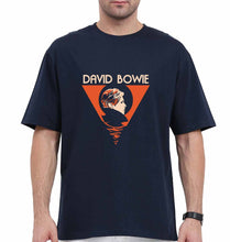Load image into Gallery viewer, David Bowie Oversized T-Shirt for Men-Navy Blue-Ektarfa.online
