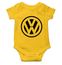 Load image into Gallery viewer, volkswagen Kids Romper For Baby Boy/Girl-0-5 Months(18 Inches)-Yellow-Ektarfa.online
