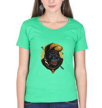 Load image into Gallery viewer, Hip Hop Gorilla T-Shirt for Women-Flag Green-Ektarfa.online
