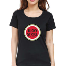 Load image into Gallery viewer, Lucky Strike T-Shirt for Women-Black-Ektarfa.online
