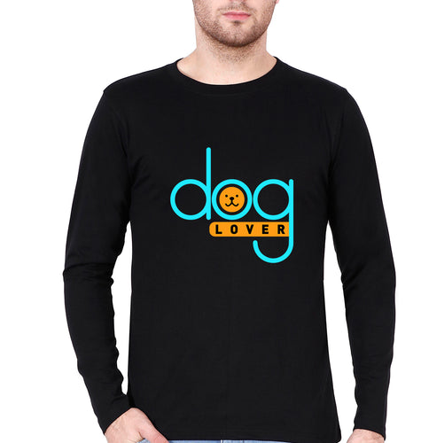 Dog Lover Full Sleeves T-Shirt for Men-Black-Ektarfa.online