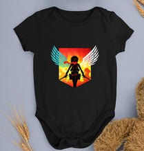 Load image into Gallery viewer, Attack on Titan Kids Romper For Baby Boy/Girl-Black-Ektarfa.online
