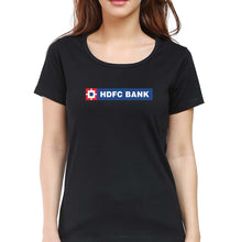 Load image into Gallery viewer, HDFC Bank T-Shirt for Women-Black-Ektarfa.online
