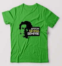 Load image into Gallery viewer, Ayrton Senna T-Shirt for Men-flag green-Ektarfa.online
