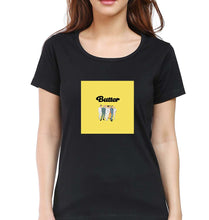 Load image into Gallery viewer, BTS Butter T-Shirt for Women-Black-Ektarfa.online
