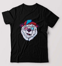 Load image into Gallery viewer, Bear T-Shirt for Men-Black-Ektarfa.online
