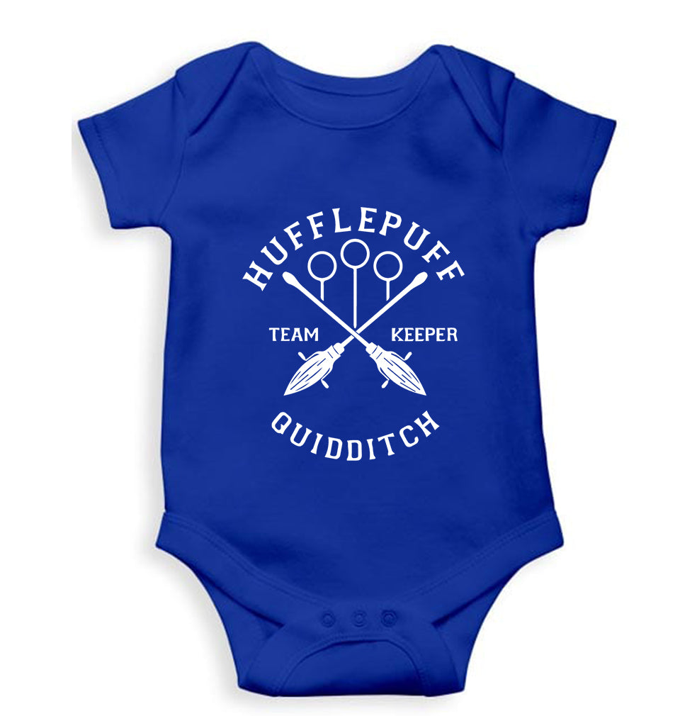 Hufflepuff Harry Potter Kids Romper For Baby Boy/Girl-Royal Blue-Ektarfa.online