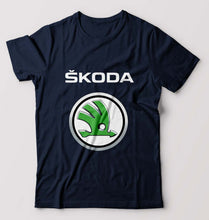 Load image into Gallery viewer, Skoda T-Shirt for Men-Navy Blue-Ektarfa.online
