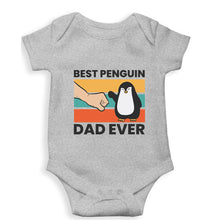 Load image into Gallery viewer, Penguin Dad Kids Romper For Baby Boy/Girl-0-5 Months(18 Inches)-Grey-Ektarfa.online
