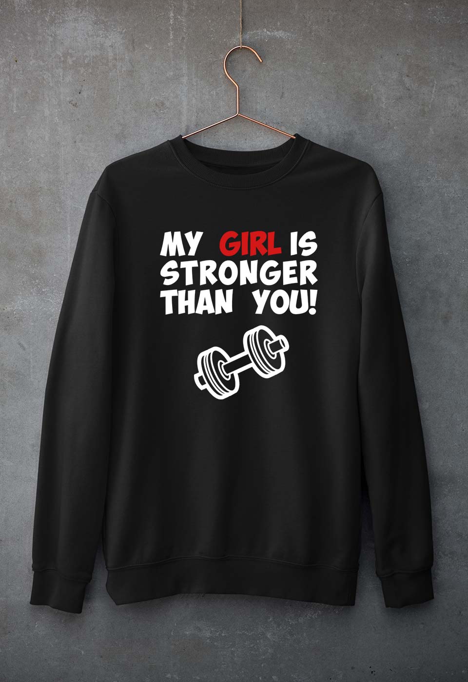 Gym Funny Unisex Sweatshirt for Men/Women-Black-Ektarfa.online