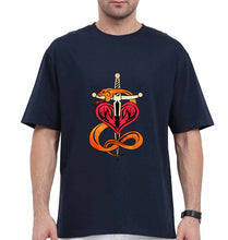 Load image into Gallery viewer, Shawn Michaels (WWE) Oversized T-Shirt for Men-Navy Blue-Ektarfa.online
