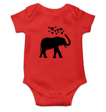 Load image into Gallery viewer, Elephant Hearts Kids Romper For Baby Boy/Girl-0-5 Months(18 Inches)-RED-Ektarfa.online
