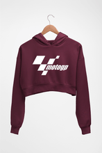 Load image into Gallery viewer, MotoGP Crop HOODIE FOR WOMEN-Maroon-Ektarfa.online
