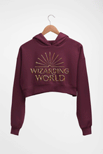 Load image into Gallery viewer, Wizarding World Crop HOODIE FOR WOMEN-Maroon-Ektarfa.online
