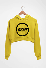 Load image into Gallery viewer, Ronnie O&#39;Sullivan Snooker Crop HOODIE FOR WOMEN-Mustard Yellow-Ektarfa.online
