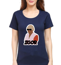 Load image into Gallery viewer, Igor T-Shirt for Women-Navy Blue-Ektarfa.online
