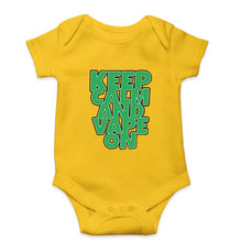 Load image into Gallery viewer, keep calm and vape on Kids Romper For Baby Boy/Girl-Yellow-Ektarfa.online
