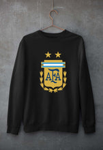 Load image into Gallery viewer, Argentina Football Unisex Sweatshirt for Men/Women-S(40 Inches)-Black-Ektarfa.online
