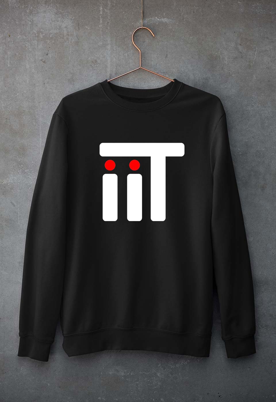 IIT Unisex Sweatshirt for Men/Women-Black-Ektarfa.online