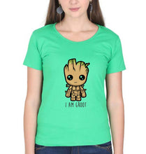Load image into Gallery viewer, Groot T-Shirt for Women-Flag Green-Ektarfa.online
