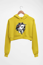 Load image into Gallery viewer, J. Cole Crop HOODIE FOR WOMEN-Mustard Yellow-Ektarfa.online
