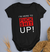 Load image into Gallery viewer, Fuck Kids Romper For Baby Boy/Girl-Black-Ektarfa.online
