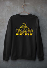 Load image into Gallery viewer, Gym Lift Unisex Sweatshirt for Men/Women-Black-Ektarfa.online
