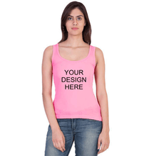 Load image into Gallery viewer, Customized-Custom-Personalized Tank Top for Women-S(34 Inches)-Pink-ektarfa.com
