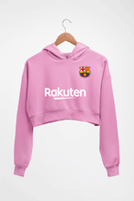 Load image into Gallery viewer, Barcelona Crop HOODIE FOR WOMEN-Light Baby Pink-Ektarfa.online
