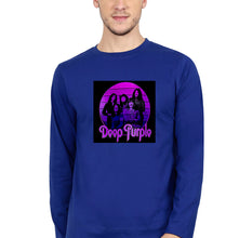 Load image into Gallery viewer, Deep Purple Full Sleeves T-Shirt for Men-Royal blue-Ektarfa.online
