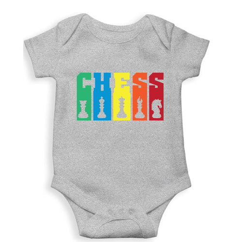 Chess Kids Romper For Baby Boy/Girl-Grey-Ektarfa.online