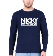 Load image into Gallery viewer, Nicky Romero Full Sleeves T-Shirt for Men-Navy Blue-Ektarfa.online
