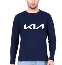 Load image into Gallery viewer, Kia Full Sleeves T-Shirt for Men-Navy Blue-Ektarfa.online
