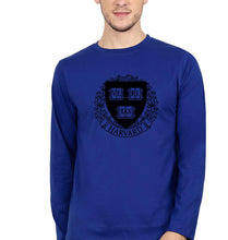 Load image into Gallery viewer, Harvard Full Sleeves T-Shirt for Men-Royal Blue-Ektarfa.online
