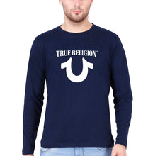 Load image into Gallery viewer, True Religion Full Sleeves T-Shirt for Men-Navy Blue-Ektarfa.online
