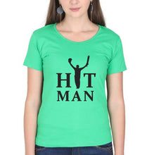 Load image into Gallery viewer, Rohit Sharma T-Shirt for Women-Flag Green-Ektarfa.online

