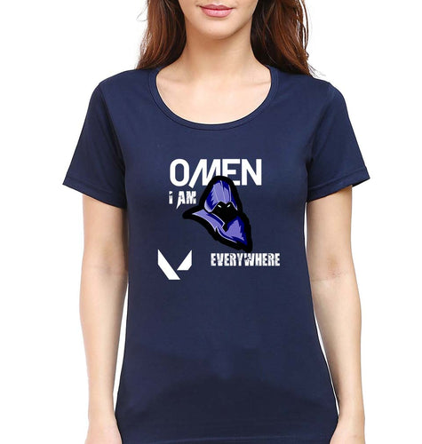 Valorant T-Shirt for Women-Navy Blue-Ektarfa.online