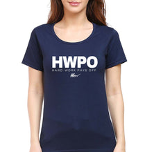 Load image into Gallery viewer, Mat Fraser(Hark Work Pays off) T-Shirt for Women-Navy Blue-Ektarfa.online
