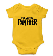 Load image into Gallery viewer, Black Panther Superhero Kids Romper For Baby Boy/Girl-Yellow-Ektarfa.online
