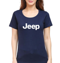 Load image into Gallery viewer, Jeep T-Shirt for Women-Navy Blue-Ektarfa.online
