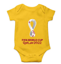 Load image into Gallery viewer, FIFA World Cup Qatar 2022 Kids Romper For Baby Boy/Girl-0-5 Months(18 Inches)-Yellow-Ektarfa.online
