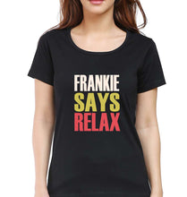 Load image into Gallery viewer, Frankie Says Relax Friends T-Shirt for Women-Black-Ektarfa.online
