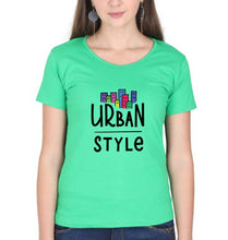 Load image into Gallery viewer, Urban Style T-Shirt for Women-Flag Green-Ektarfa.online
