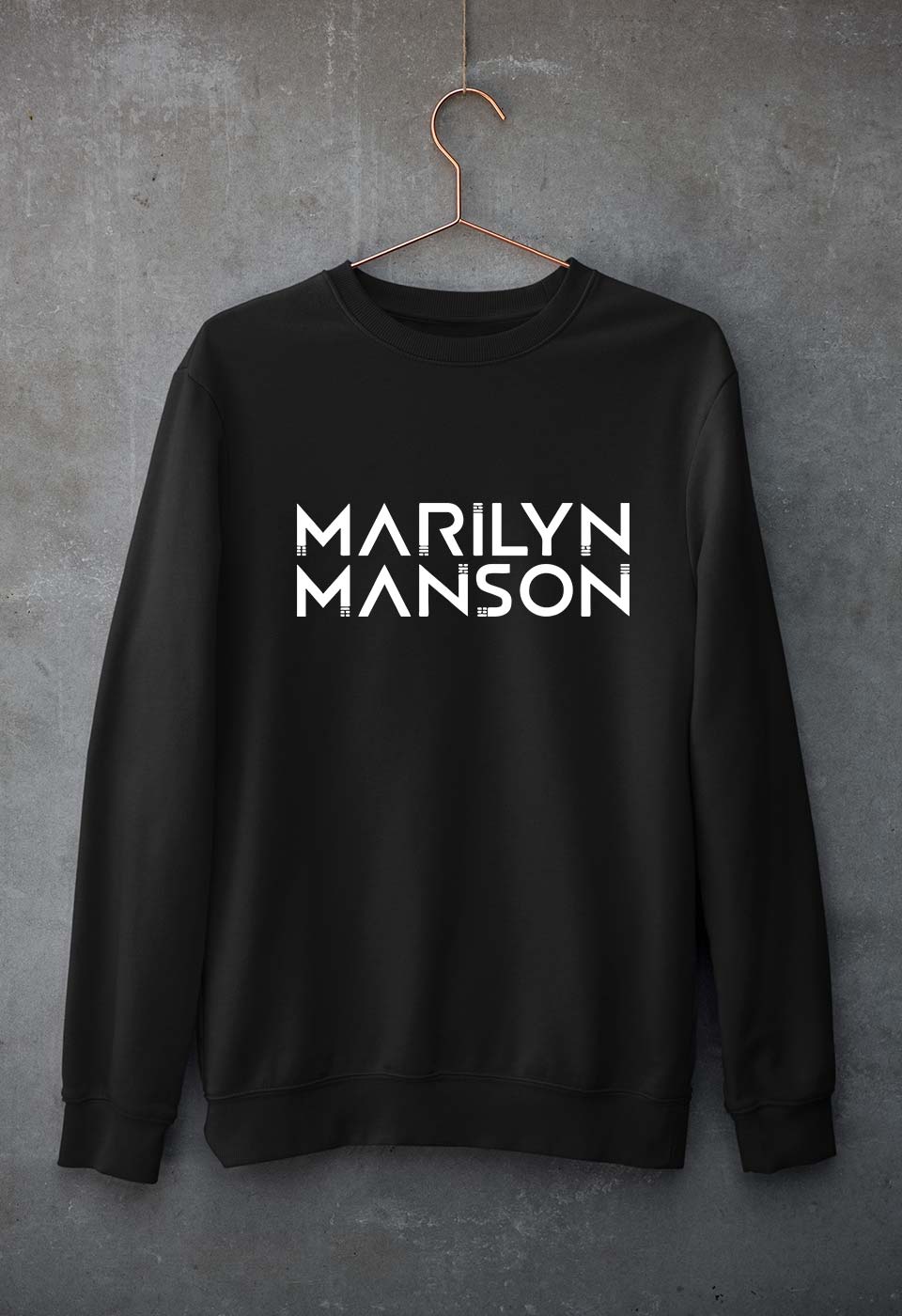Marilyn Manson Unisex Sweatshirt for Men/Women-Black-Ektarfa.online