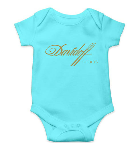 Davidoff Cigars Kids Romper For Baby Boy/Girl-Sky Blue-Ektarfa.online